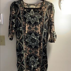 Hand Painted Floral Dress!